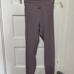 Lululemon purple crossover leggings